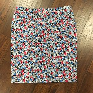Nine West Floral Pencil Skirt